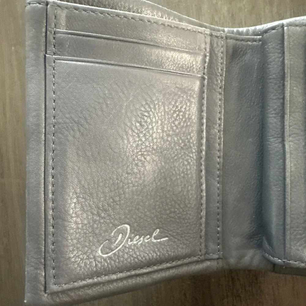 Diesel trifold leather